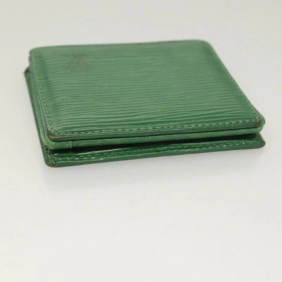 LOUIS VUITTON Epi Porte Monnaie Boite Coin Purse Green - Picture 4 of 15